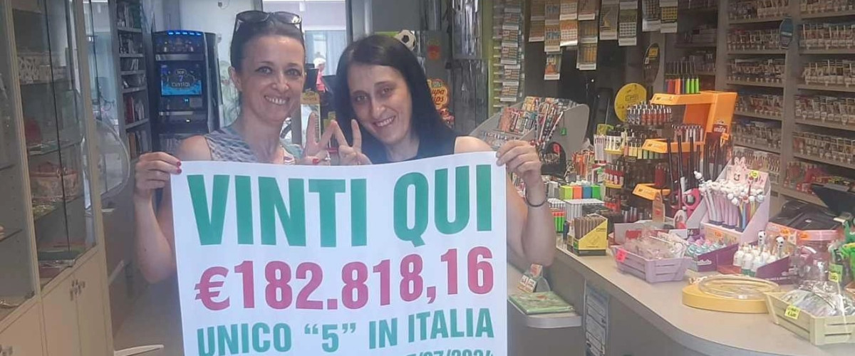 Superenalotto, un'unica vincita con '5' regala a un marchigiano 182 mila euro