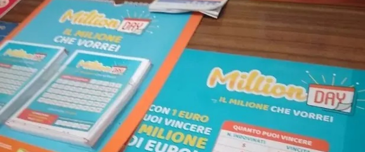 In Sardegna vinto un premio milionario con la lotteria Million Day