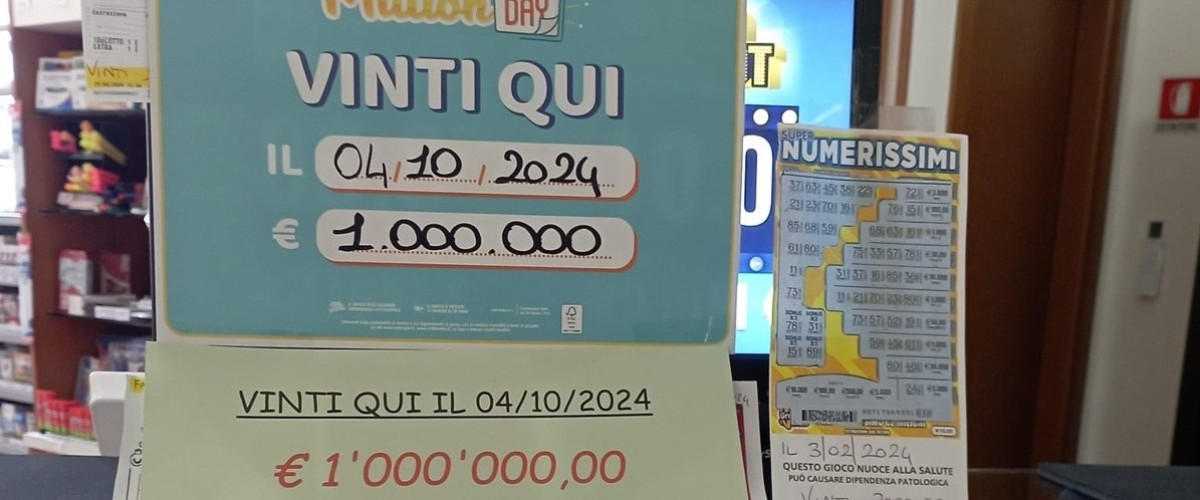 In provincia di Varese centrata la cinquina milionaria al Million Day