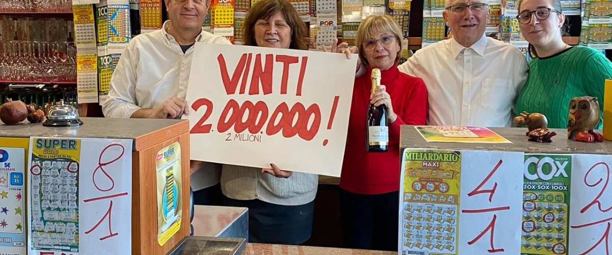 Un gratta e vinci giusto ha regalato a un giocatore varesino 2 milioni di euro